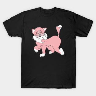 Pink cat T-Shirt